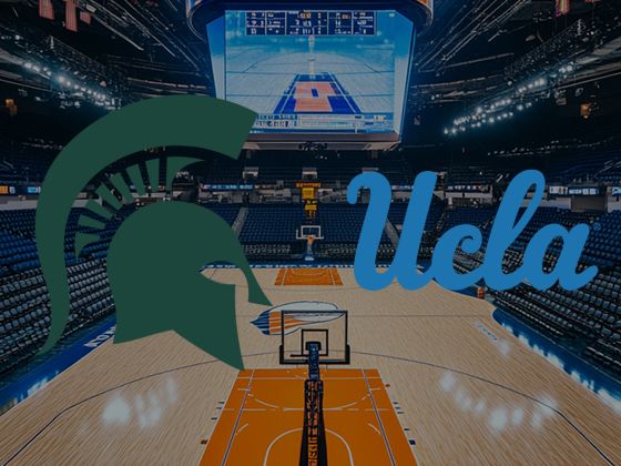Michigan State Spartans at UCLA Bruins Basketball